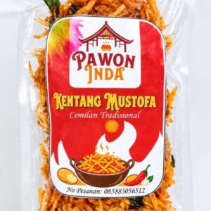 Kentang mustofa mix daun bawang goreng