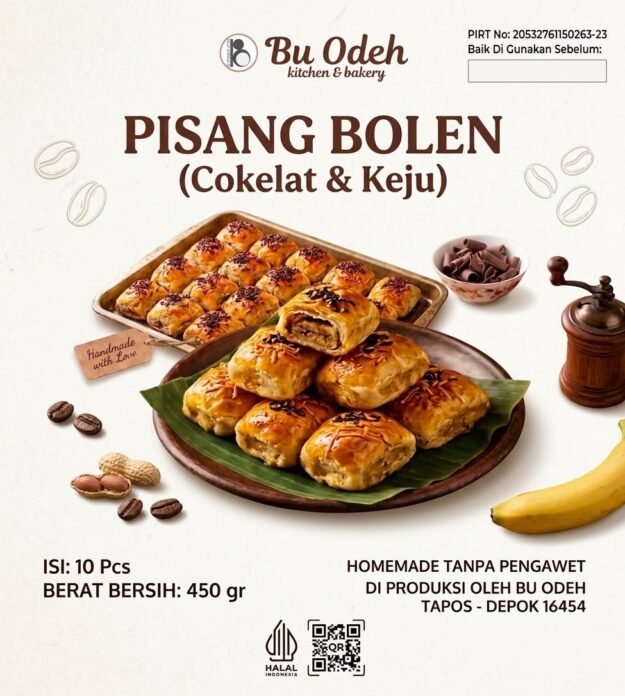 Pisang Bolen Keju Coklat Bu Odeh